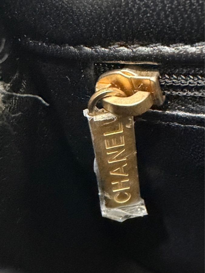 Chanel香奈兒cf方胖子愛心調節扣 黑金-17