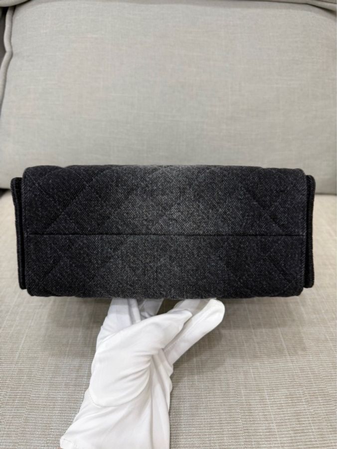 香奈兒Chanel 26P系列25bag mini牛仔黑色-15