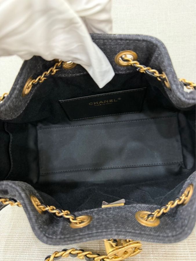香奈兒Chanel 26P系列25bag mini牛仔黑色-25