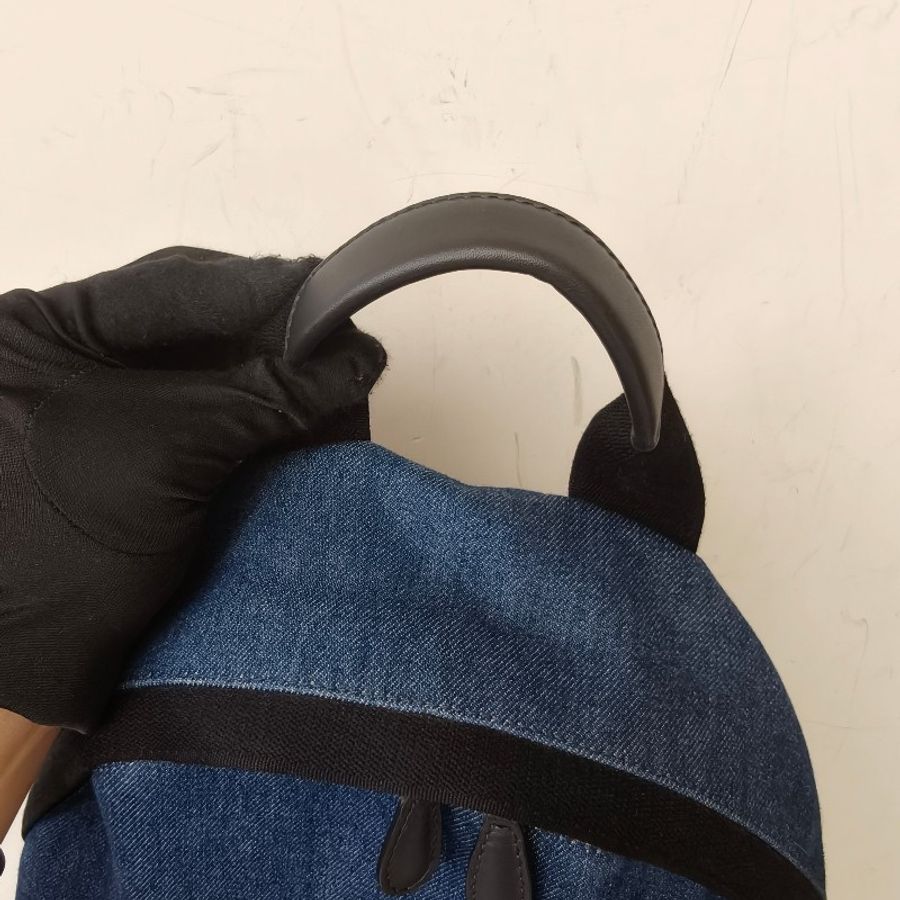 【8成新】㊣✨BALENCIAGA✨巴黎世家 牛仔 Balenciaga Explorer Backpack 丹寧 休閒 印字 後背包/二手包/二手精品/保證正品🌳二手樹屋🌳-21