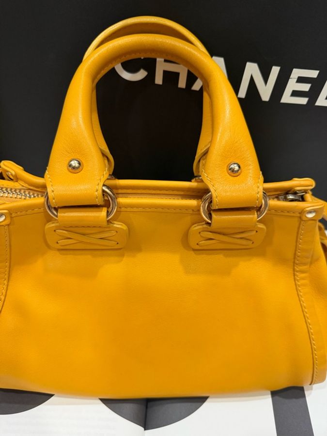 Celine 招財黃 手提包-7