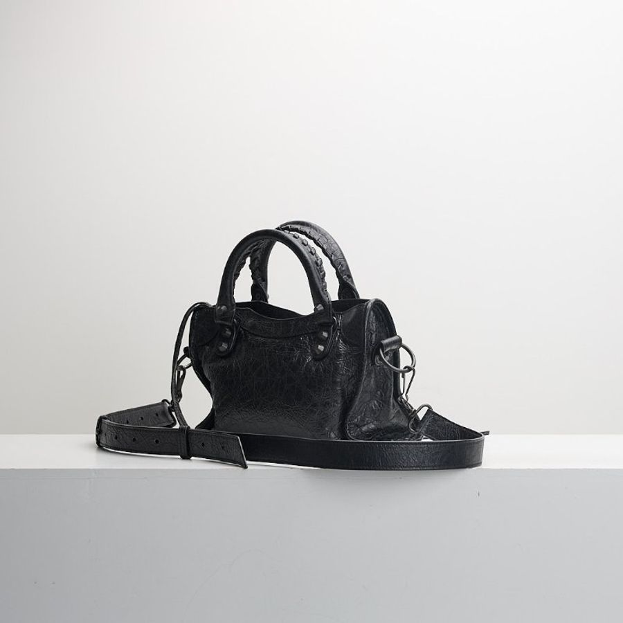 Balenciaga Le City Mini 新款機車包黑色-2