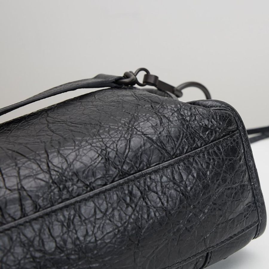 Balenciaga Le City Mini 新款機車包黑色-12