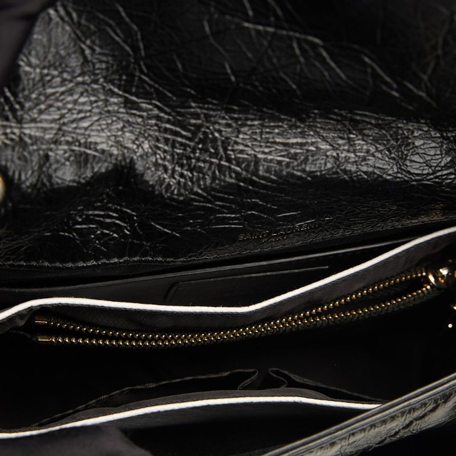 YSL Niki baby D扣款黑銀-23