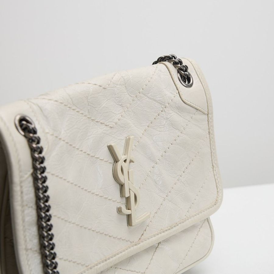 YSL Niki baby D扣款/奶油白-7