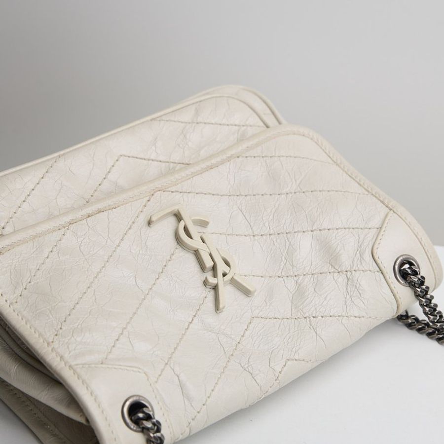 YSL Niki baby D扣款/奶油白-10