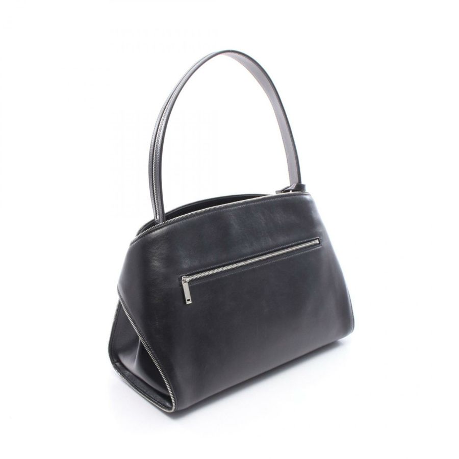 Salvatore Ferragamo HUG Soft 中型單肩包 21 A444 黑色皮革 二手-1