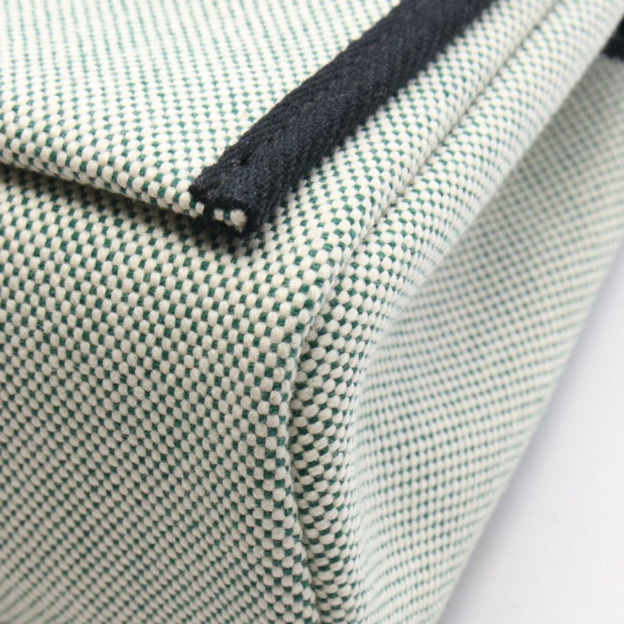 愛馬仕 Herbag Zip Mini 單肩斜背包 G Toile H Hunter Vert moyen SHW-5
