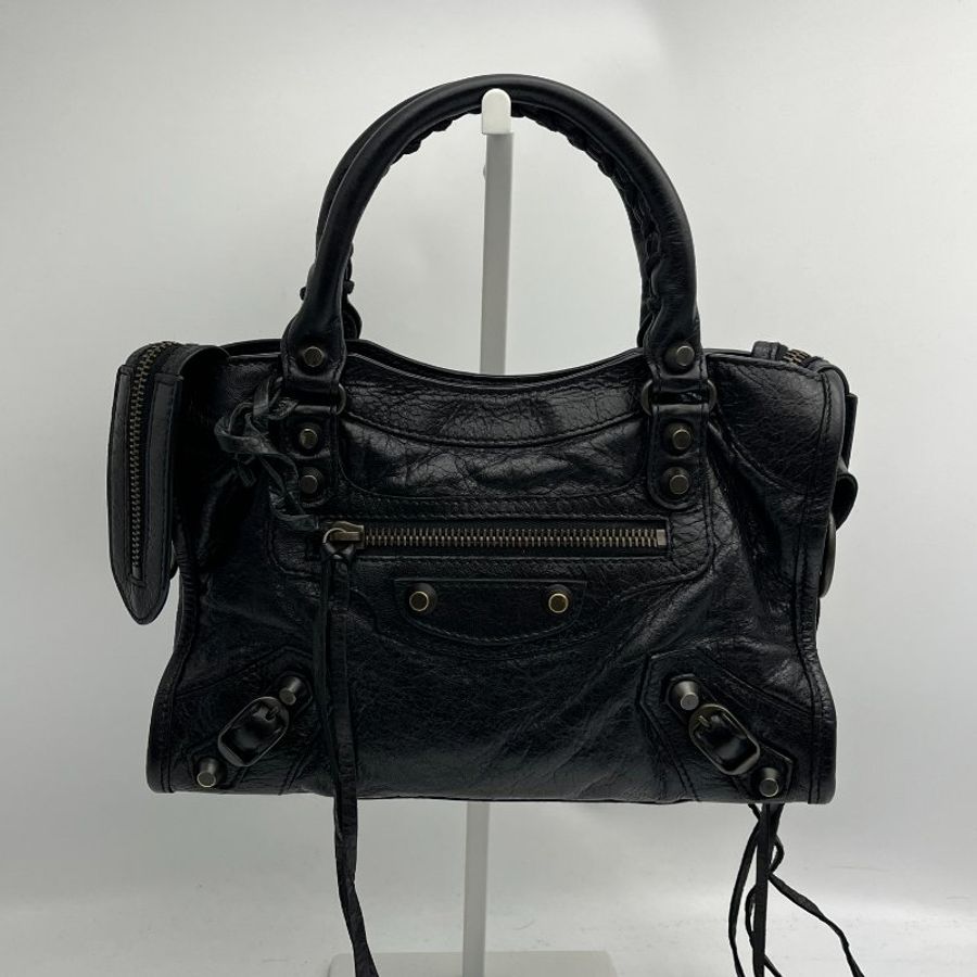 🏷Balenciaga 迷你機車包(黑銅)-3