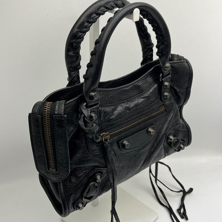 🏷Balenciaga 迷你機車包(黑銅)-4