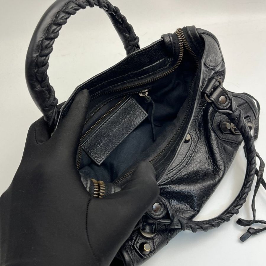 🏷Balenciaga 迷你機車包(黑銅)-8