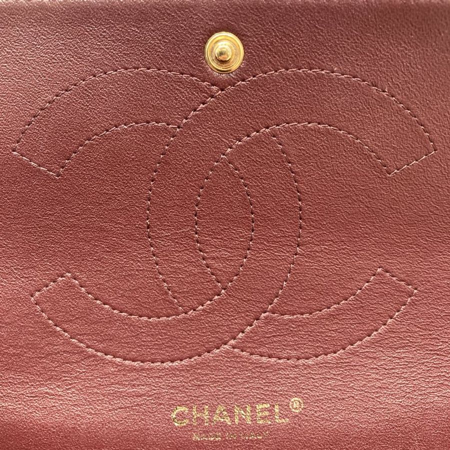 CHANEL 香奈兒 肩背包 CF30 黑色 菱格紋 金釦-13
