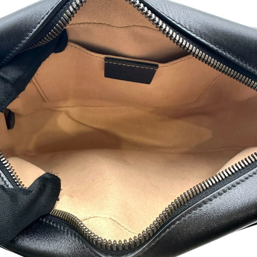 【美收精品】Gucci GG Marmont 黑色相機包 C-774【隔月月中將轉賣至日本 上架期限30天】-7