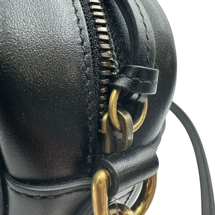 【美收精品】Gucci GG Marmont 黑色相機包 C-774【隔月月中將轉賣至日本 上架期限30天】-12