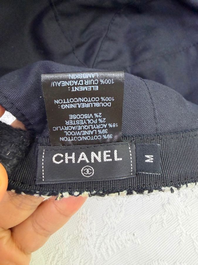 Chanel Tweed Cap-1