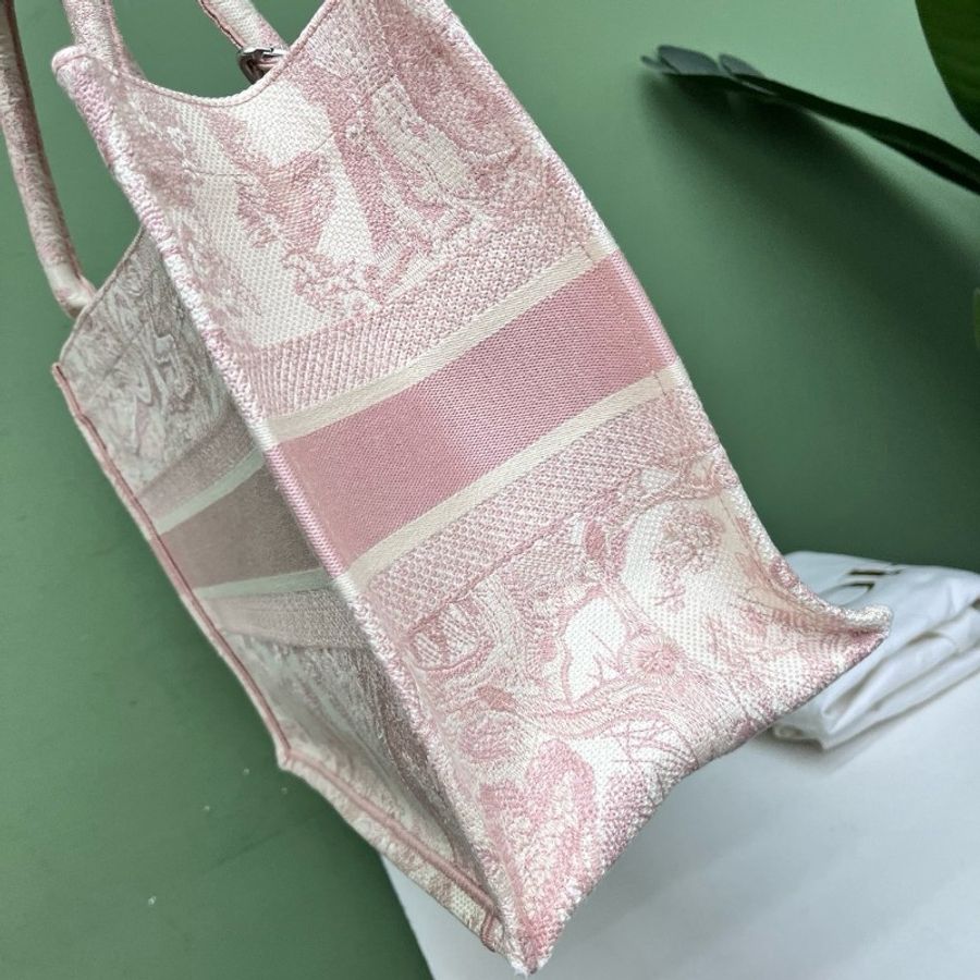 Dior迪奧粉色托特包-3