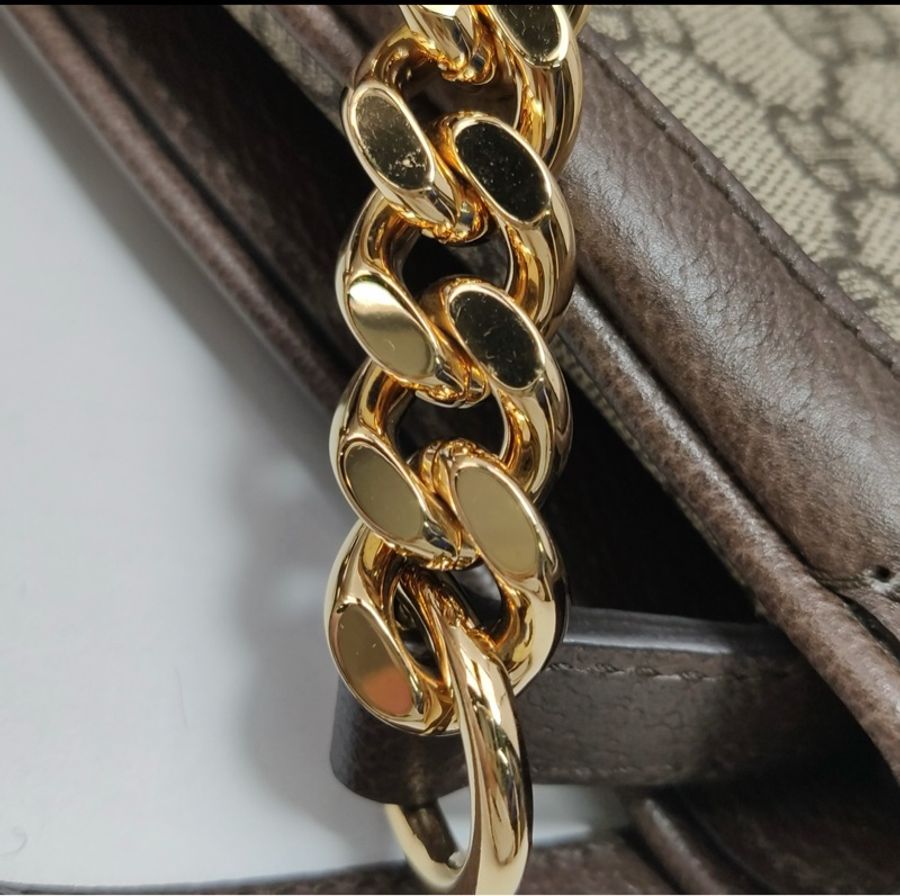 Gucci Blondie牛皮GG老花包 雙背帶❤️-5
