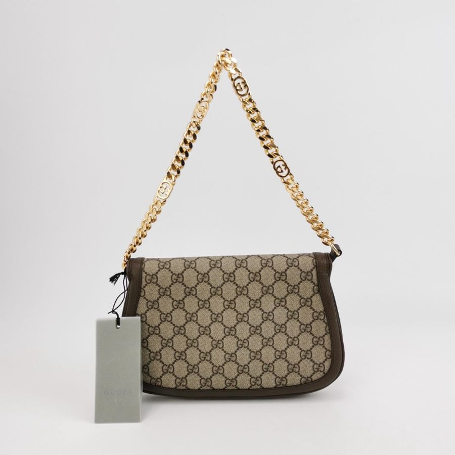 Gucci Blondie牛皮GG老花包 雙背帶❤️-8