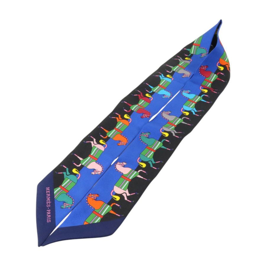 HERMES 絲質Twilly絲巾-2