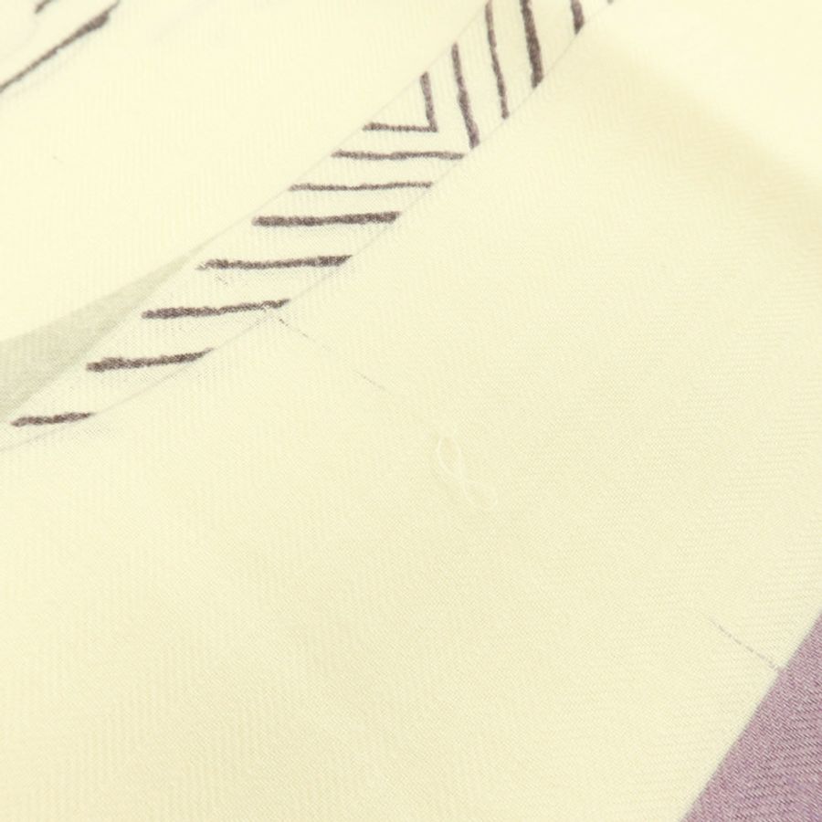 HERMES 羊絨/絲質Scarf 140x140絲巾-13