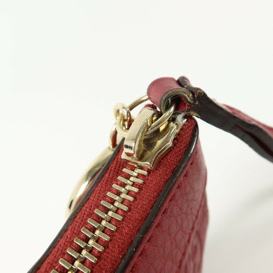 GUCCI 牛皮皮革Wristlet Clutch Bag金扣手拿包-9