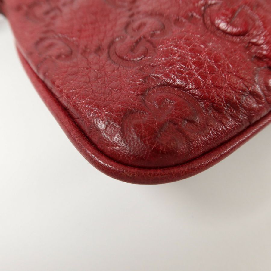GUCCI 牛皮皮革Wristlet Clutch Bag金扣手拿包-12