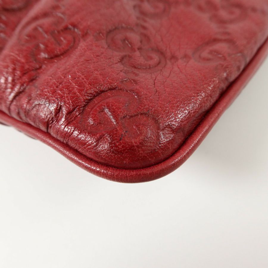 GUCCI 牛皮皮革Wristlet Clutch Bag金扣手拿包-13