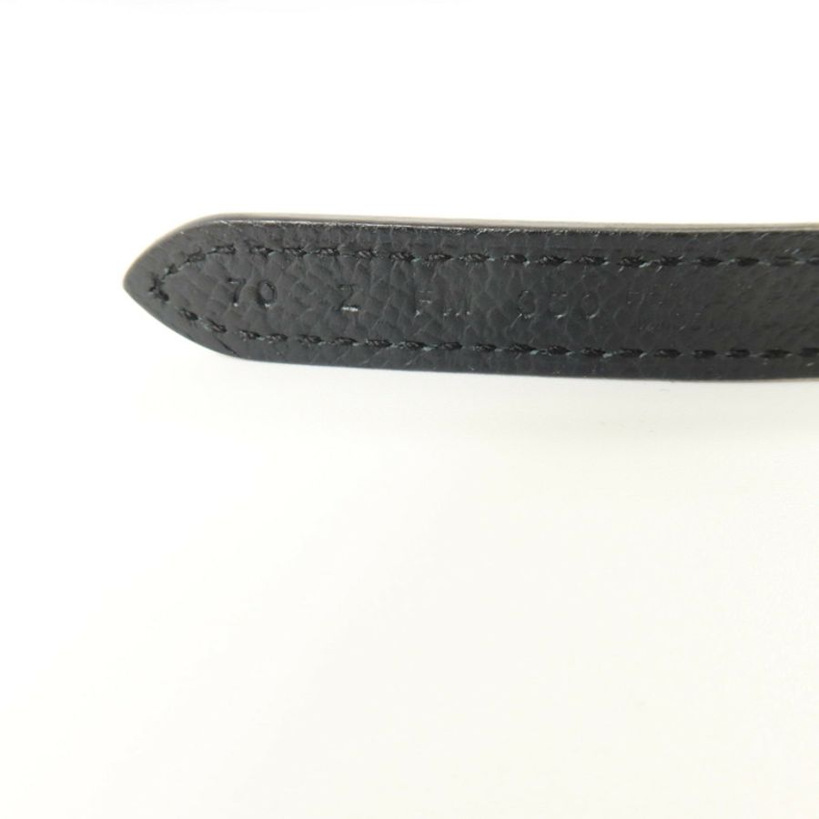 HERMES Epsomp皮革Boucleries Belt 70cm金扣皮帶-4