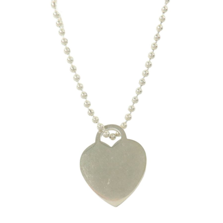 TIFFANY&CO 925純銀Heart Long Necklace項鏈-1
