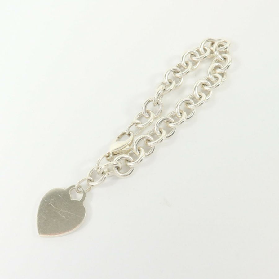TIFFANY&CO 925純銀Return to Heart Tag手鏈-4