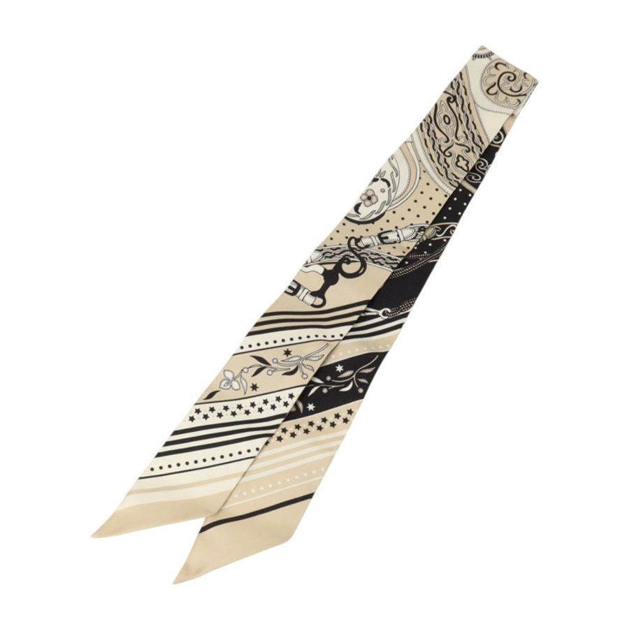 HERMES 絲質Twilly絲巾-1
