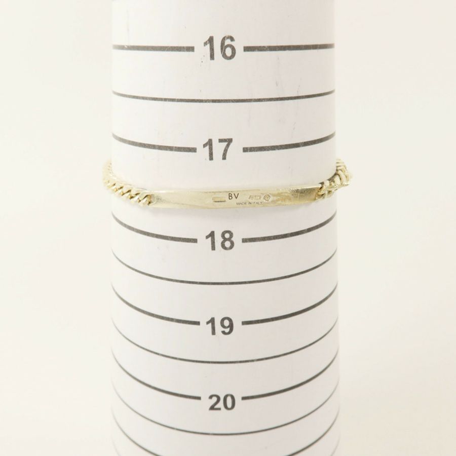 BOTTEGA VENETA 925純銀ID Bracelet手鏈-7