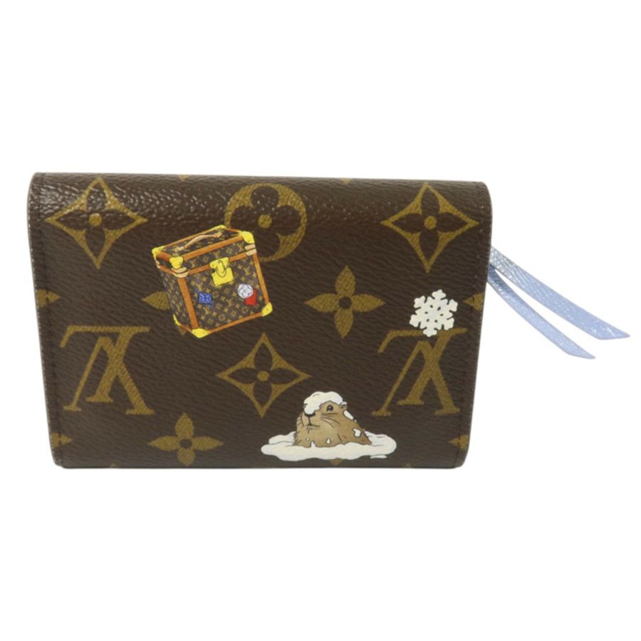 LOUIS VUITTON Monogram Rosalie金扣卡片套-1