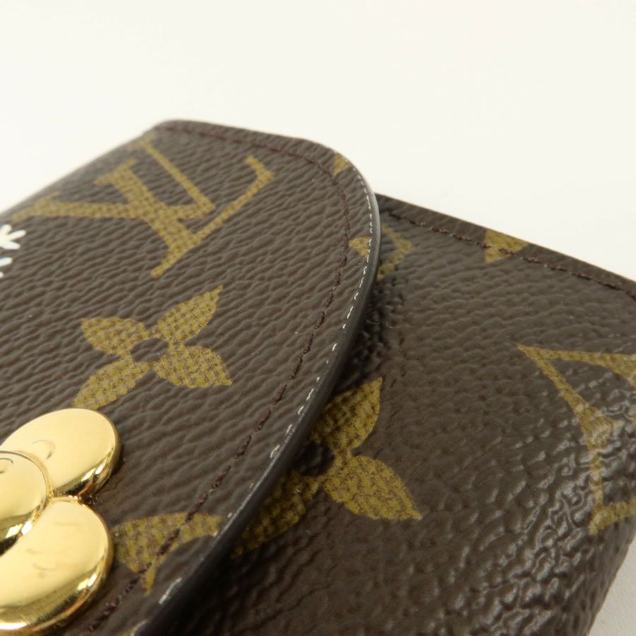 LOUIS VUITTON Monogram Rosalie金扣卡片套-12