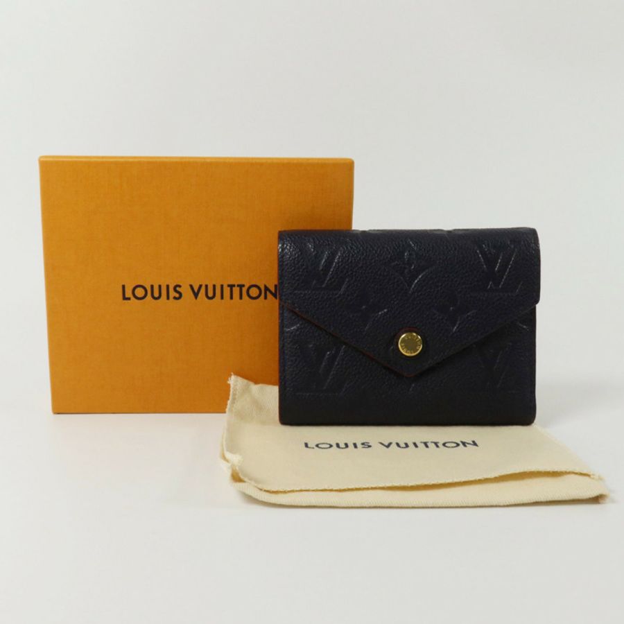 LOUIS VUITTON Monogram Empreinte Victorine金扣錢包-9