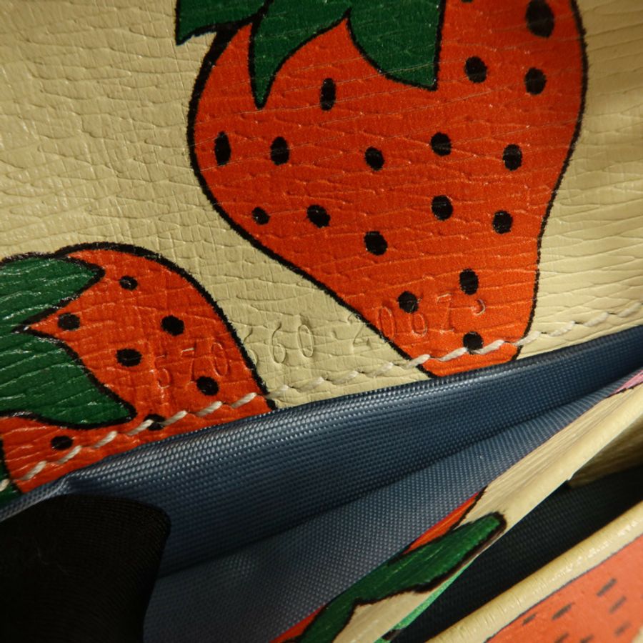 GUCCI 牛皮皮革Zumi Card Case Wallet金扣卡片套-7