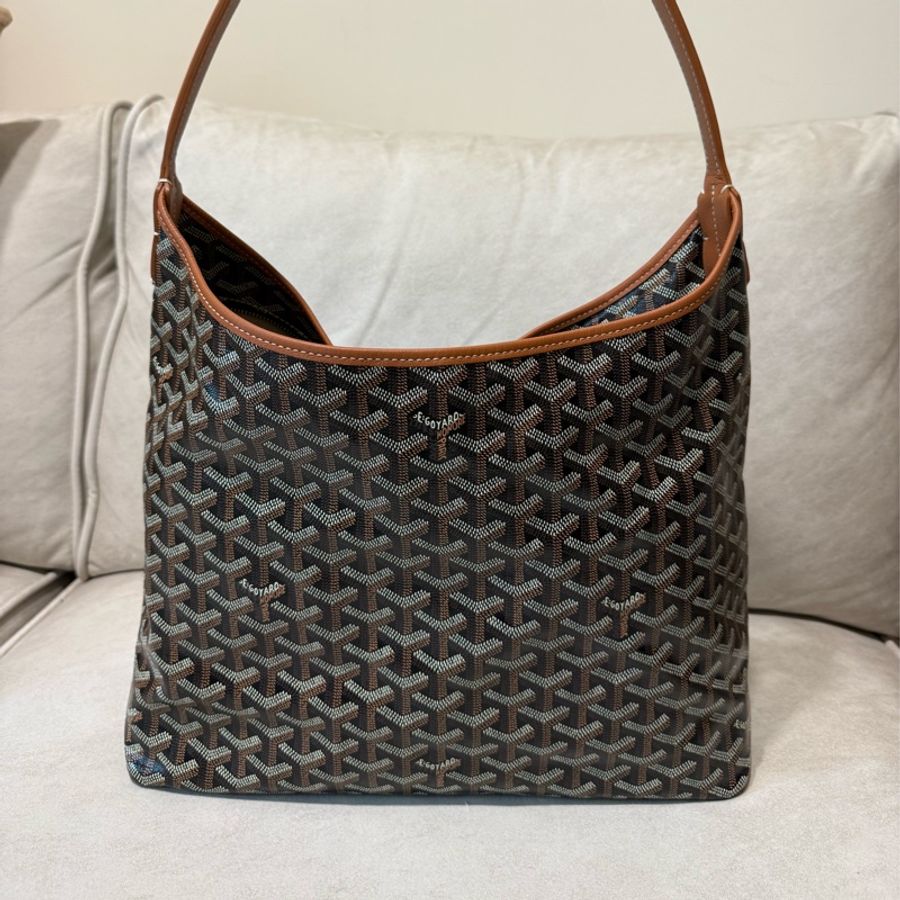 Goyard hobo Goyard包包 棕色 專櫃全配-1