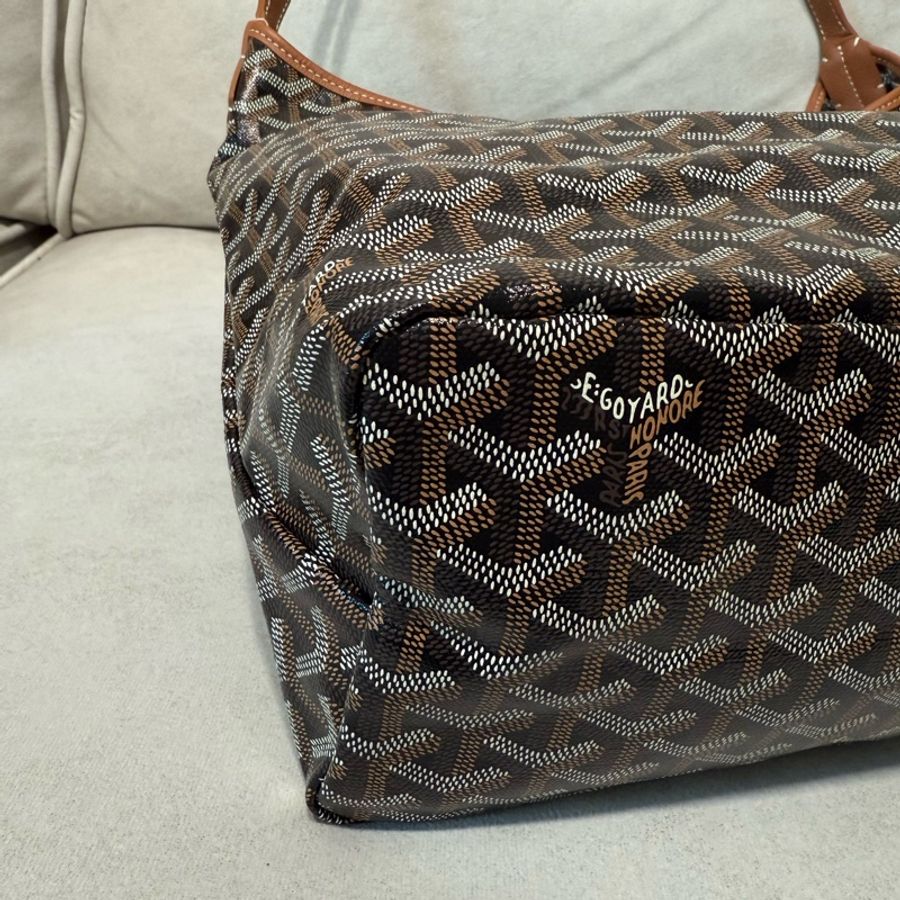 Goyard hobo Goyard包包 棕色 專櫃全配-2