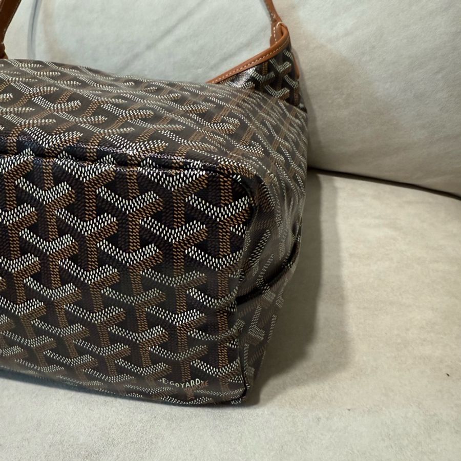Goyard hobo Goyard包包 棕色 專櫃全配-3