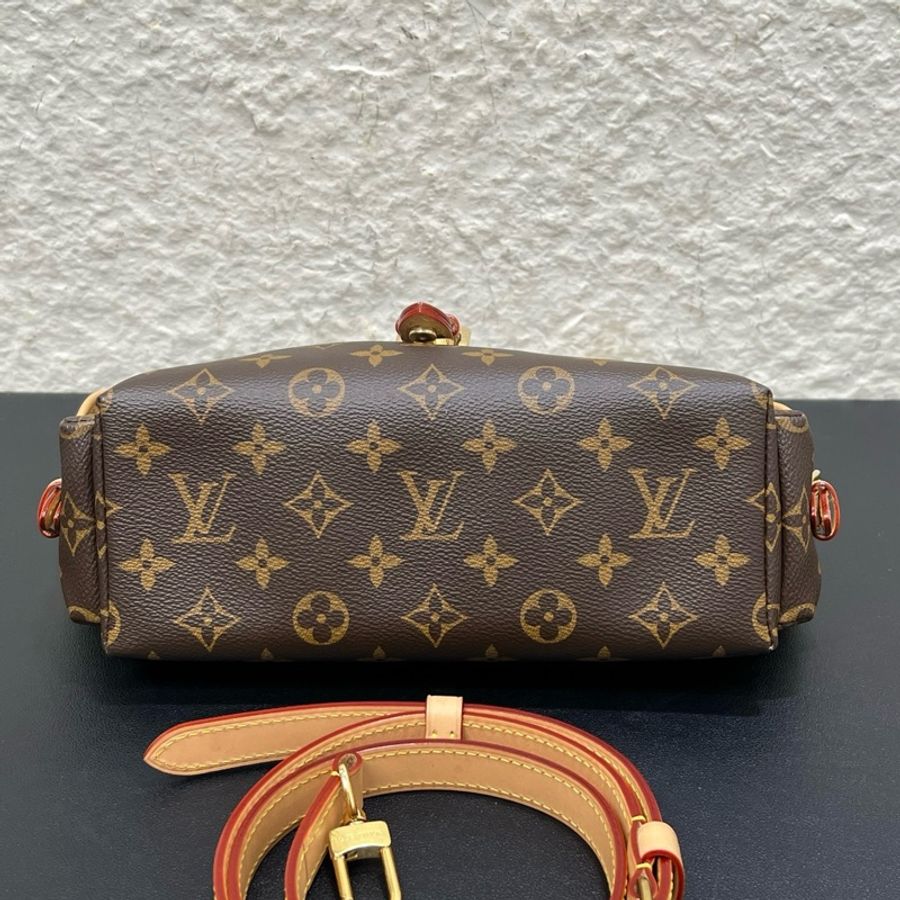 路易威登/Louis Vuitton ODYSSÉE 手袋 奧德賽小號 棕色老花餃子包單肩包斜挎包 金扣-4