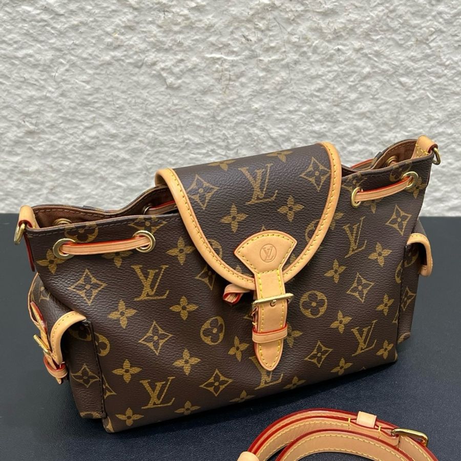 路易威登/Louis Vuitton ODYSSÉE 手袋 奧德賽小號 棕色老花餃子包單肩包斜挎包 金扣-5