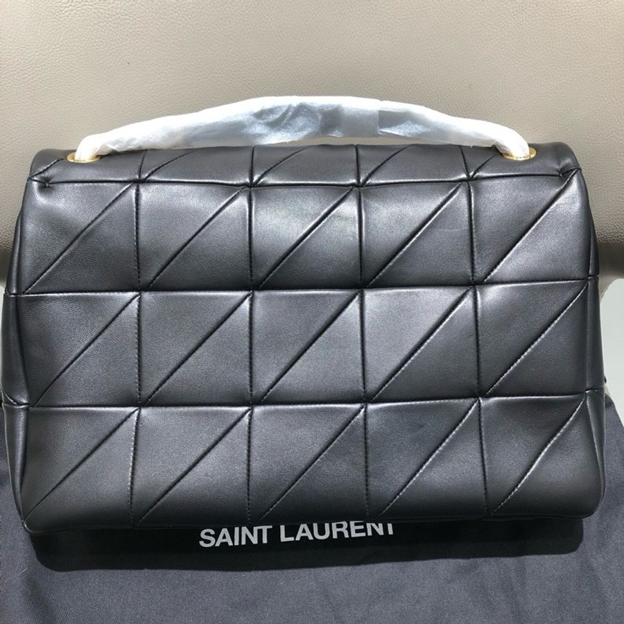 聖羅蘭/Saint laurent JAMIE系列 閒置末使用 黑金 尺寸 33 x 22 x 7.5-1