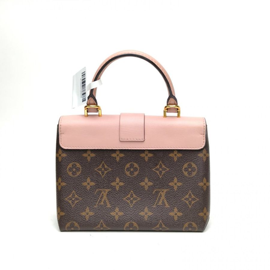 LOUIS VUITTON LockyBB鎖頭包粉色PVC金扣2010肩背包-2
