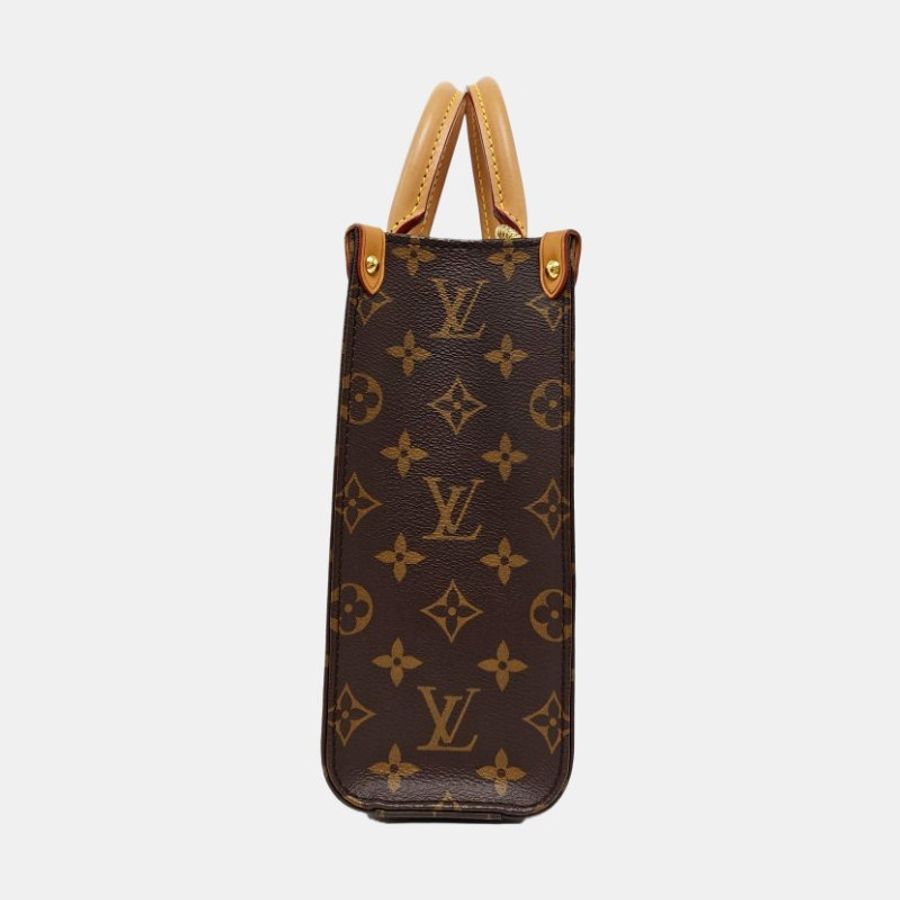 LOUIS VUITTON SACPLATBB棕色塗層帆布老花琴譜包-2