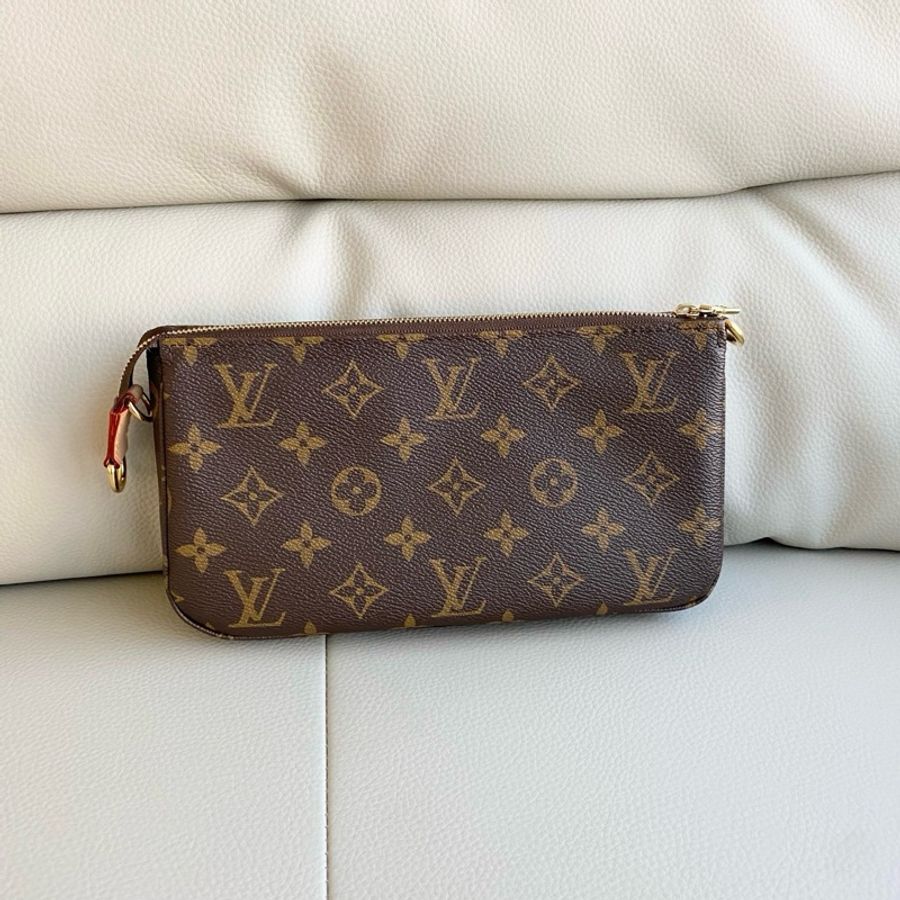 路易威登/Louis Vuitton POCHETTE ACCESSOIRES大麻將手袋手提包肩背包斜挎包 芯片款-1