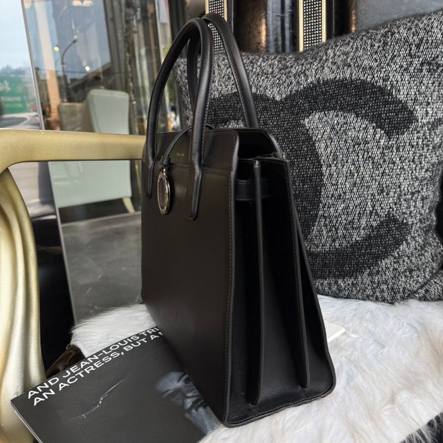 BVLGARI 全皮手提包 黑色-1