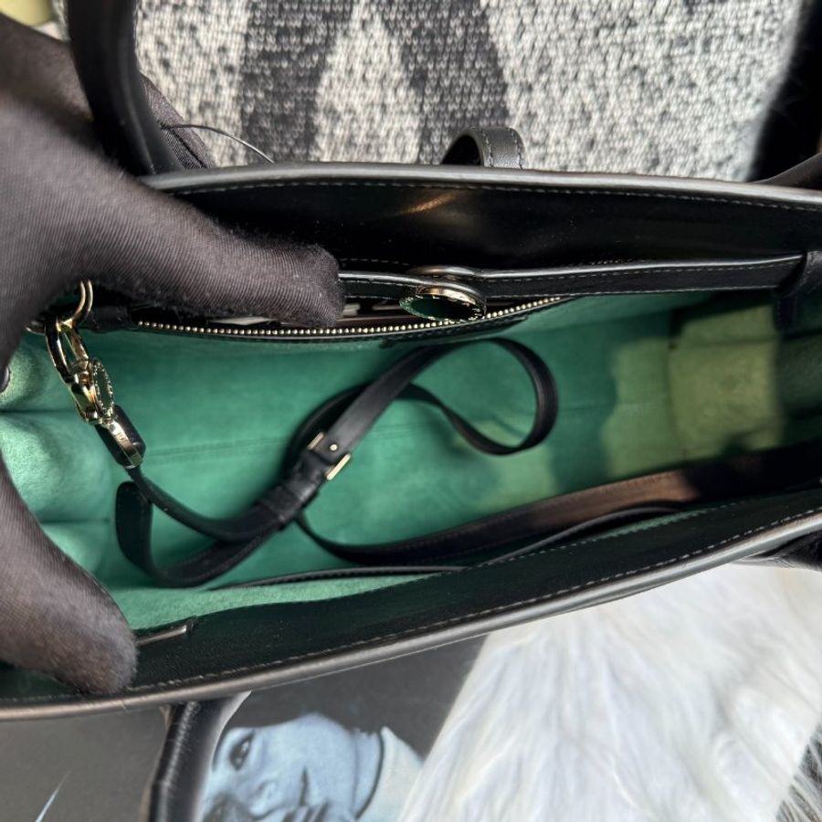 BVLGARI 全皮手提包 黑色-2