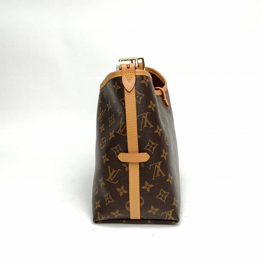 LOUIS VUITTON CARRYALL小號29配子袋老花PVC金扣晶片肩背包-1