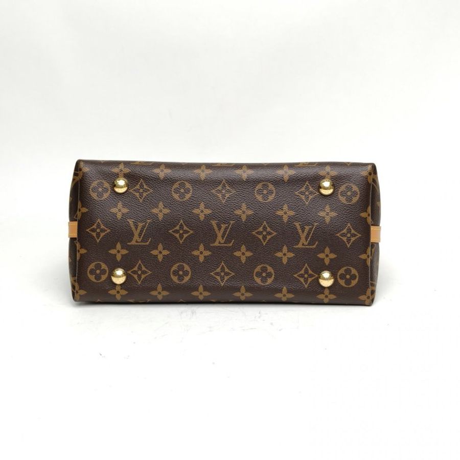 LOUIS VUITTON CARRYALL小號29配子袋老花PVC金扣晶片肩背包-4
