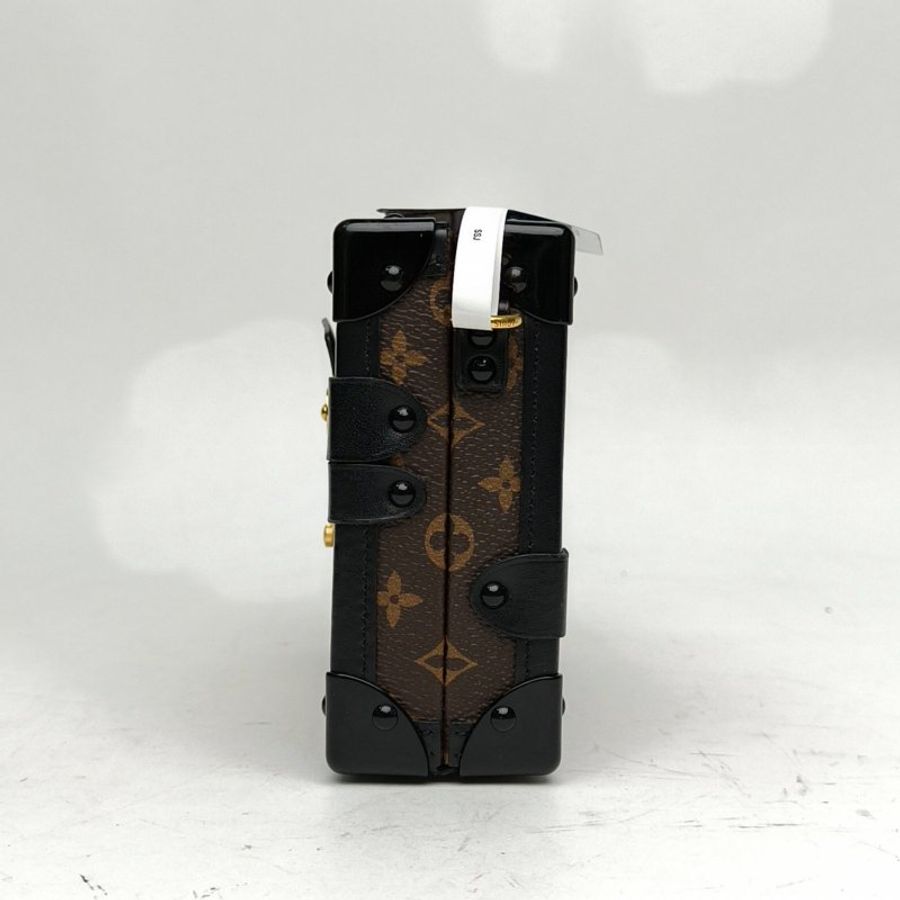 LOUIS VUITTON PETITEMALLE月光寶盒老花PVC金扣晶片肩背包-1